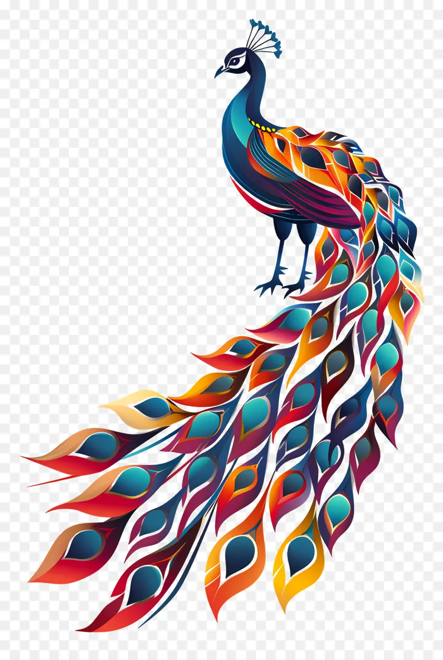 Peacock Siluet，Tavuskuşu PNG