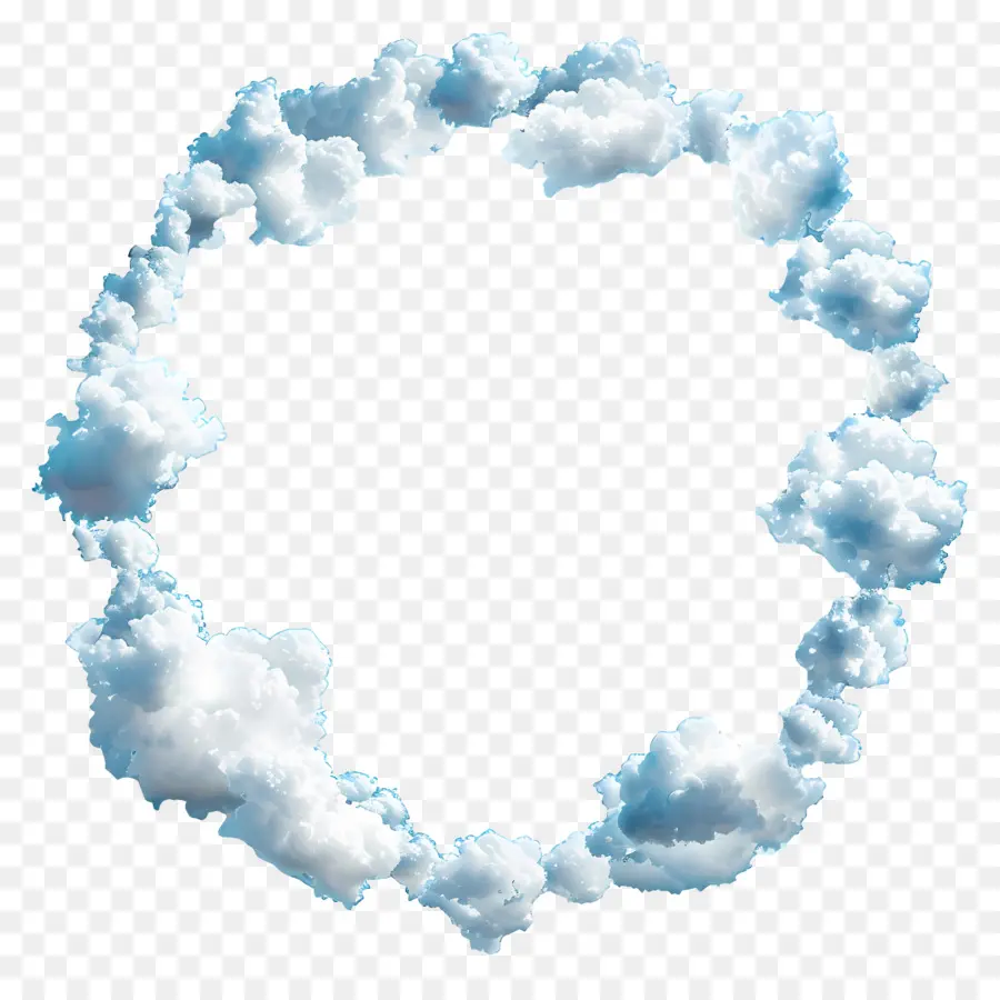 Bulut çerçeve，Bulut Oluşumu PNG