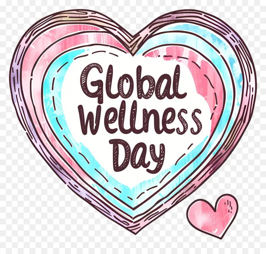 Küresel Sağlık Günü，Kalp Sticker PNG