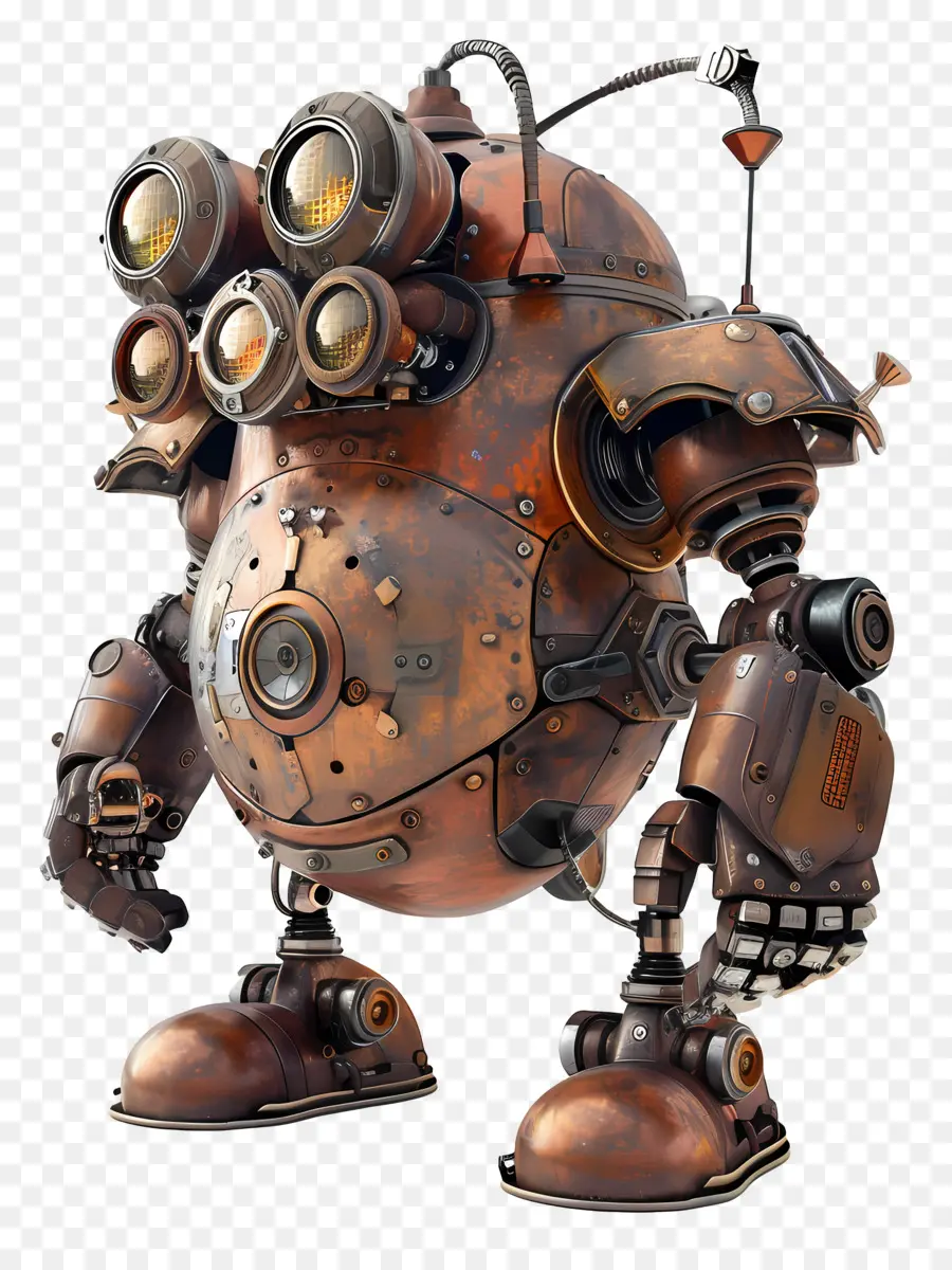 Steampunk Makinesi，Steampunk Robotu PNG