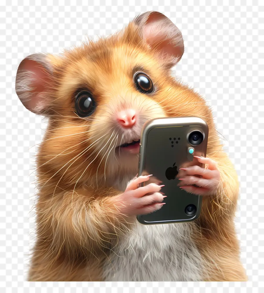 Selfie Hayvan，Hamster PNG