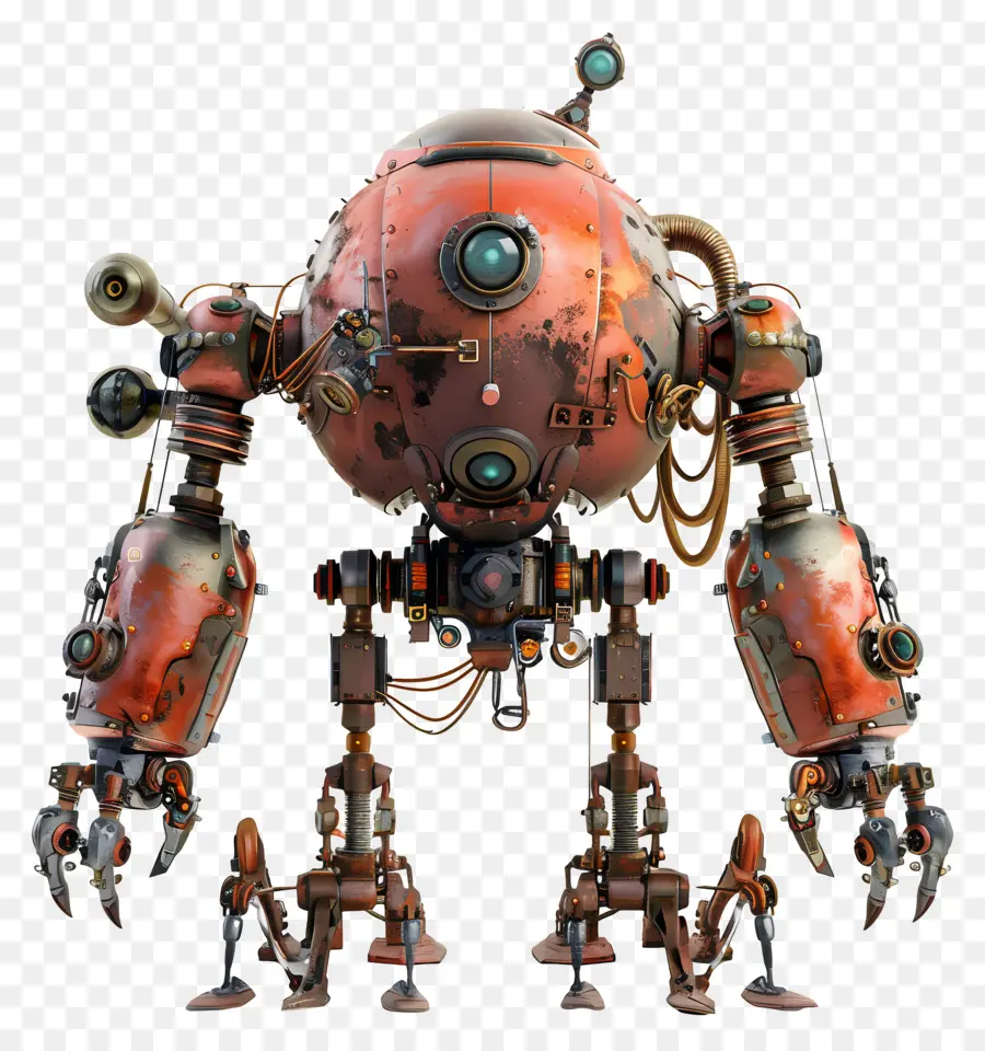 Steampunk Makinesi，Robot PNG