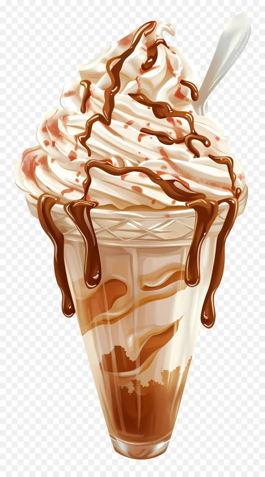 Dondurma，çikolatalı Shake PNG