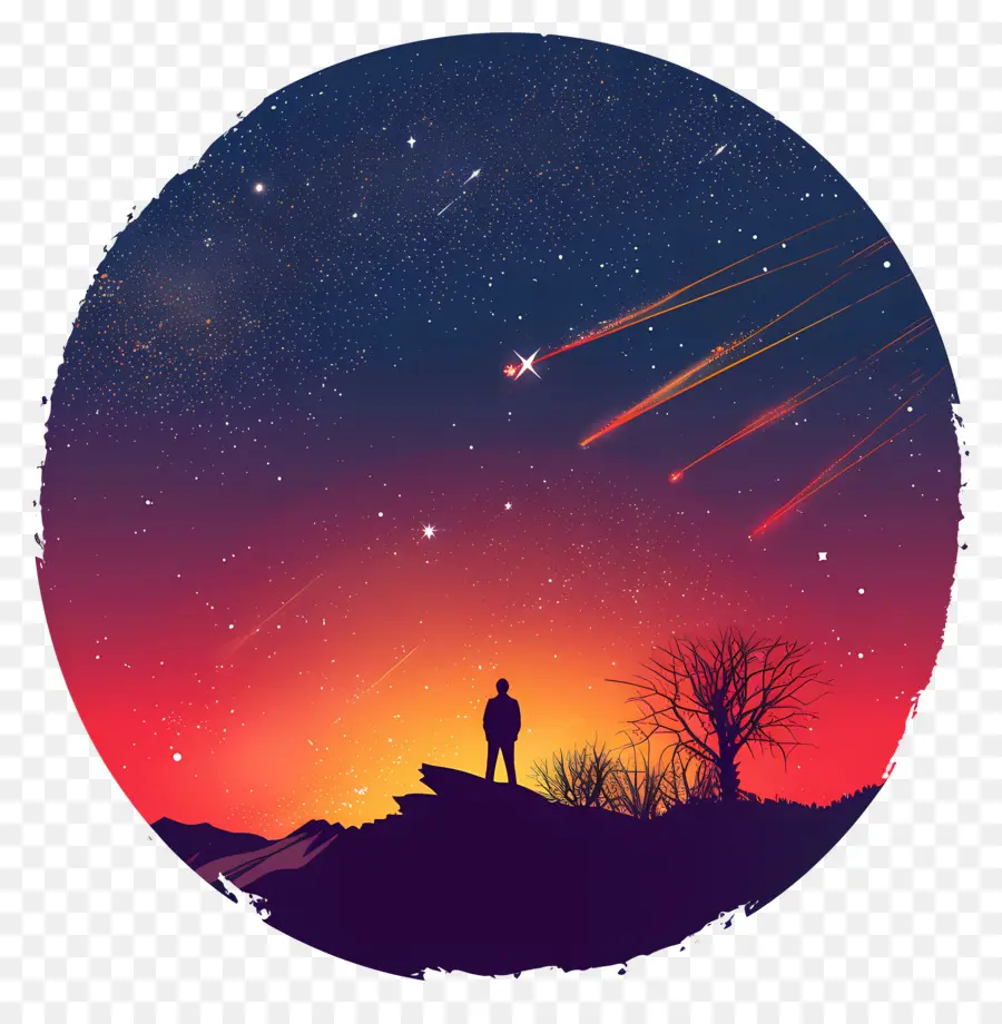 Meteor Izle Gün，Kayan Yıldızlar PNG