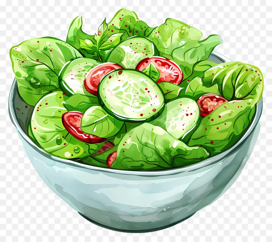 Salata，Taze ürünler PNG