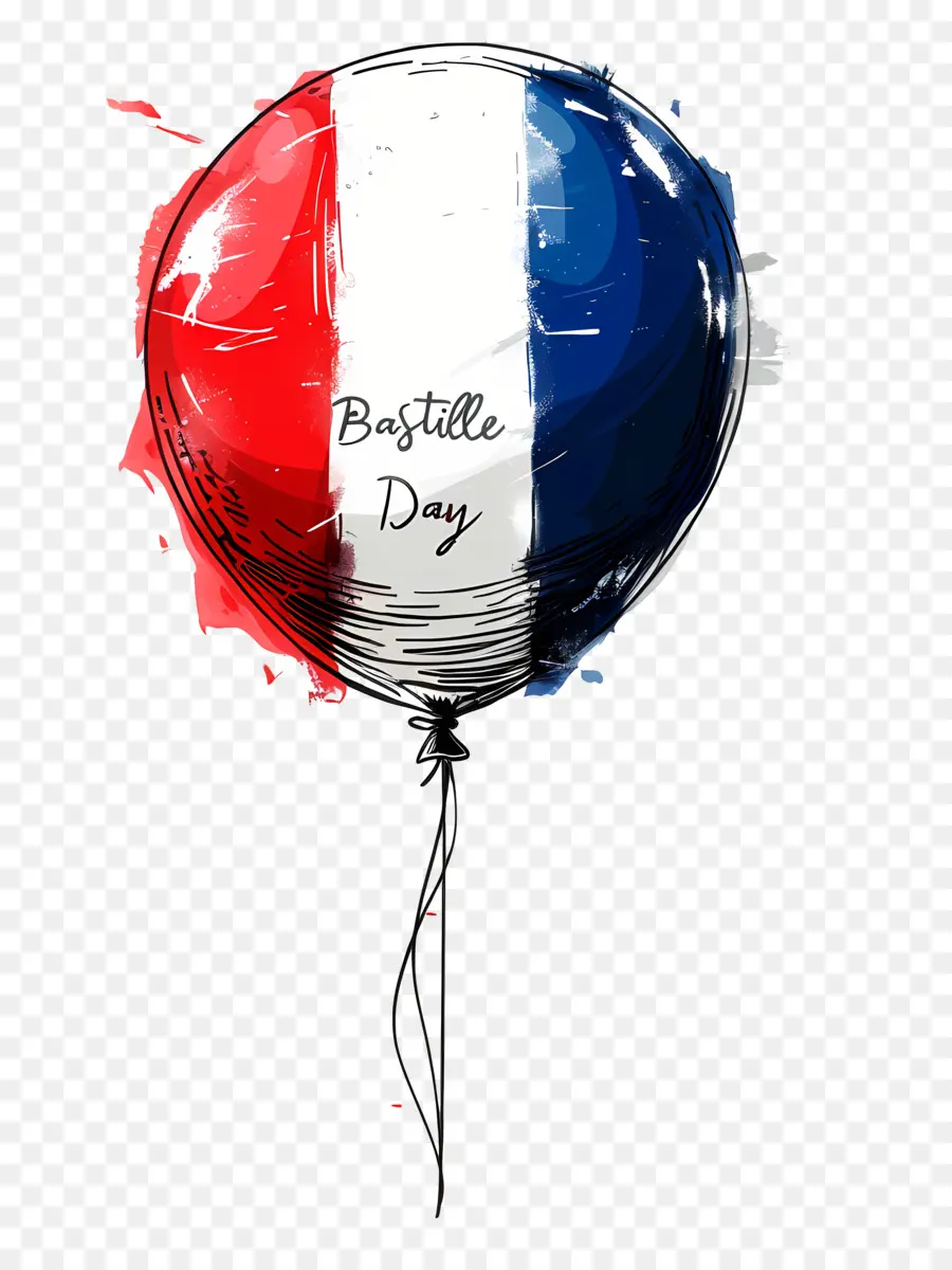 Bastille Günü，Balon Sanat PNG