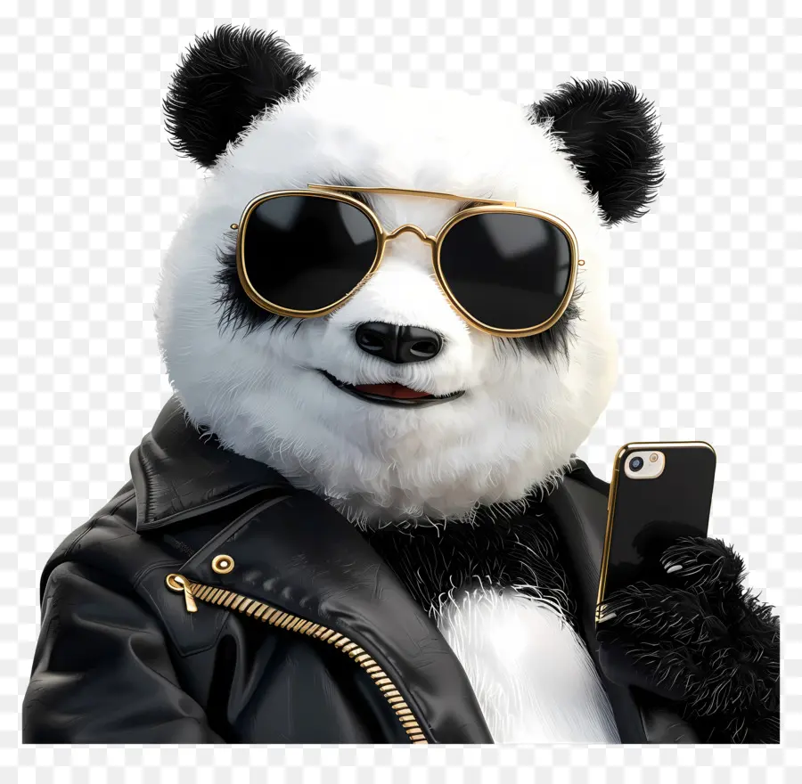 Selfie Hayvan，Panda PNG