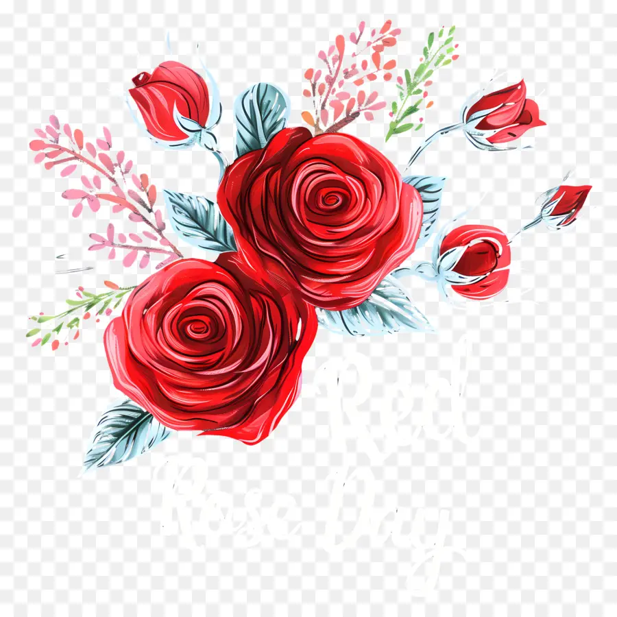 Kırmızı Gül Günü，Kırmızı Güller PNG