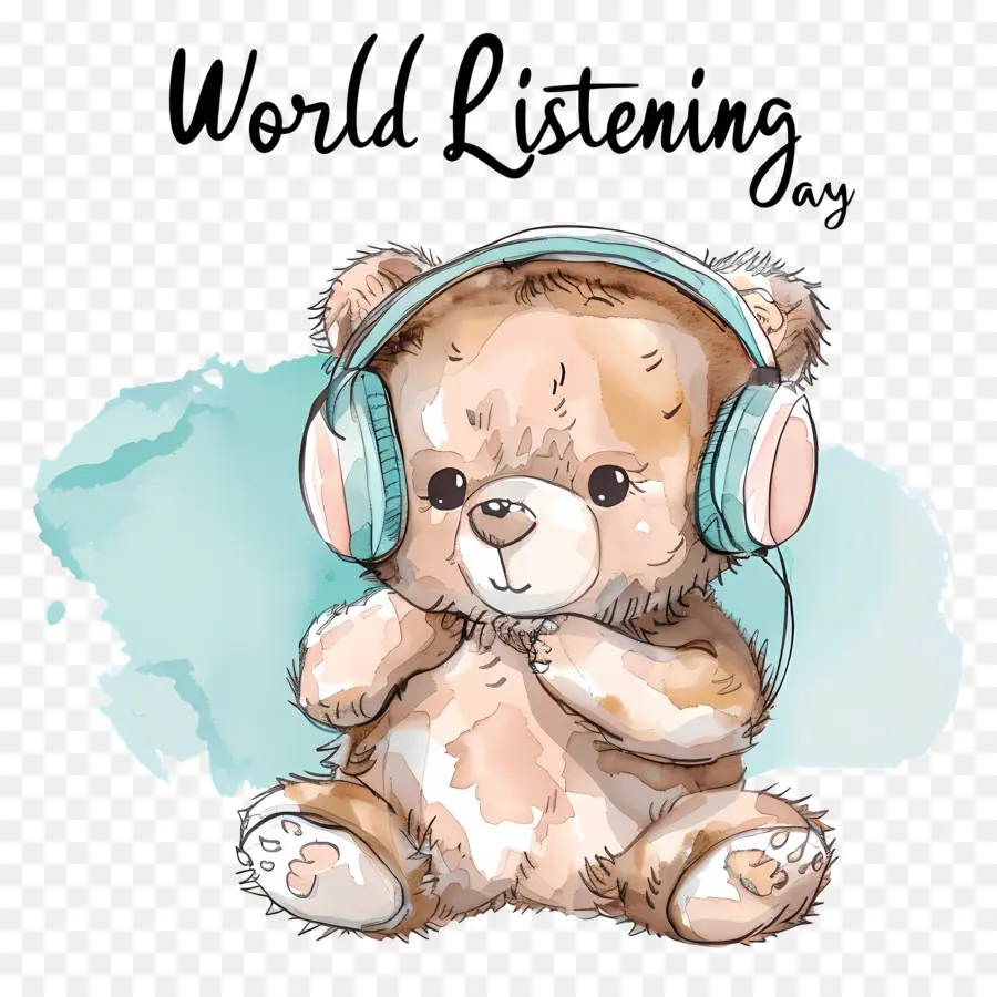 Dünya Dinleme Günü，Ayıcık PNG