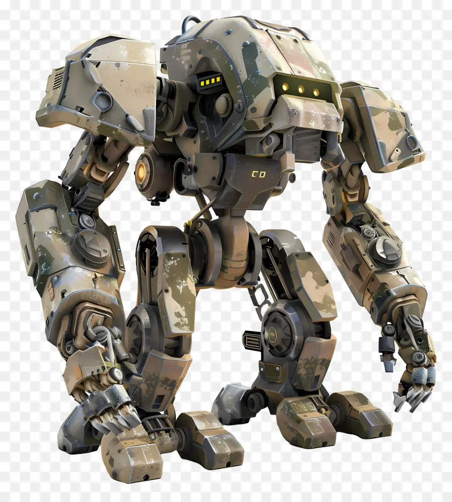 Askeri Robot，Kamuflaj Robotu PNG