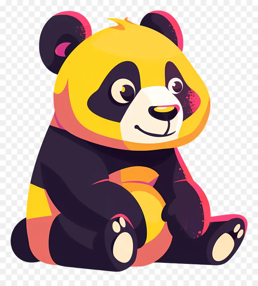 Panda，Karikatür Panda PNG