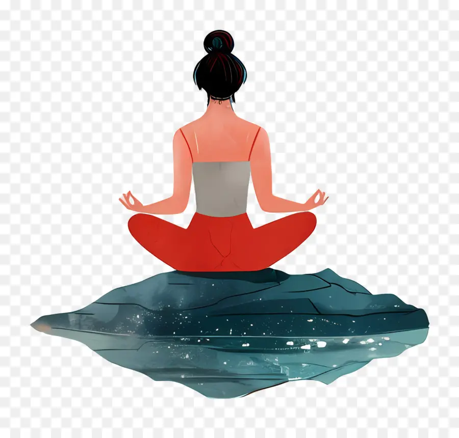 Meditasyon，Yoga Pozu PNG