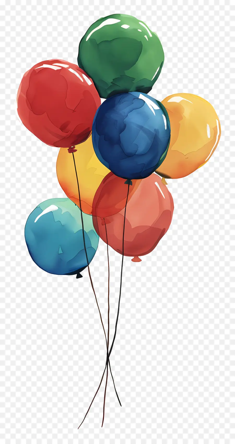 Balonlar，Renkli PNG