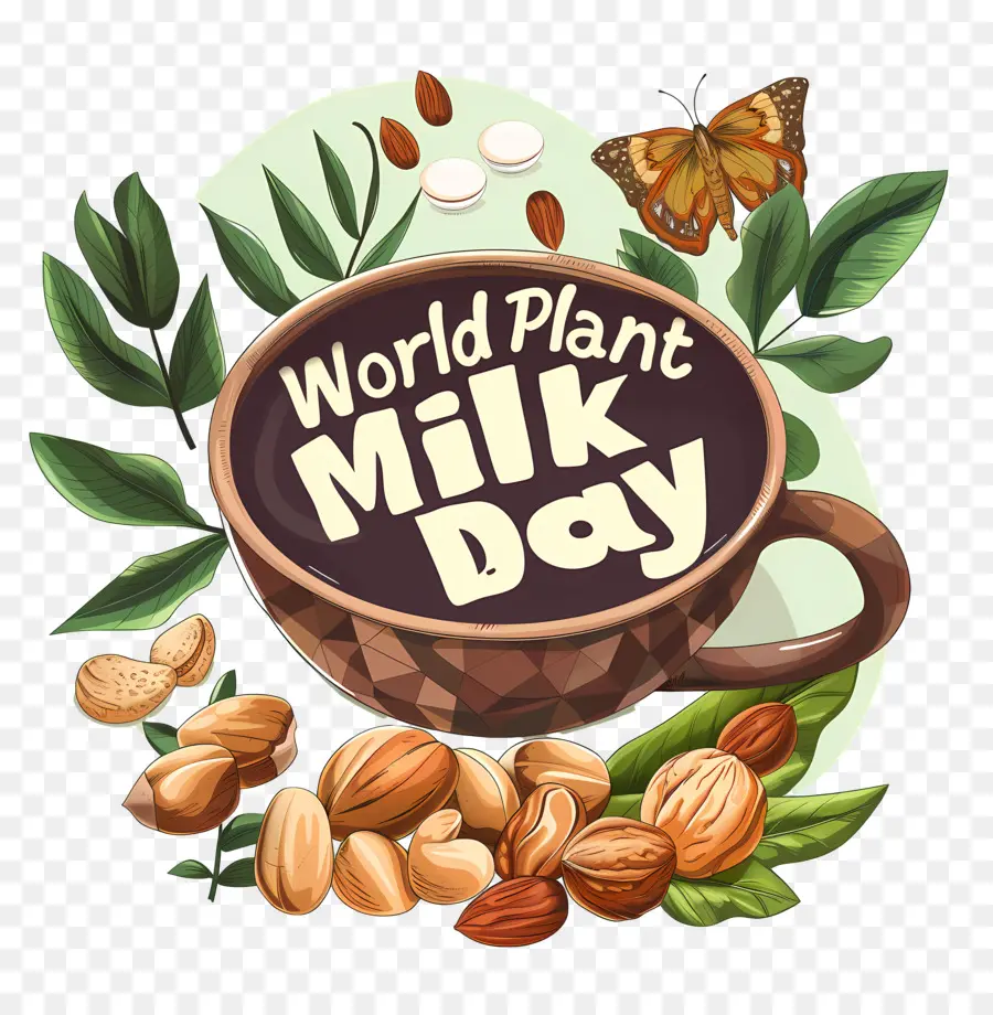 Dünya Bitki Süt Günü，Bitki Sütü PNG