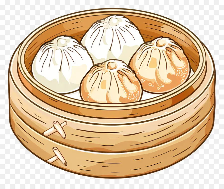 Dim Sum，Buharda Pişirilmiş Köfte PNG