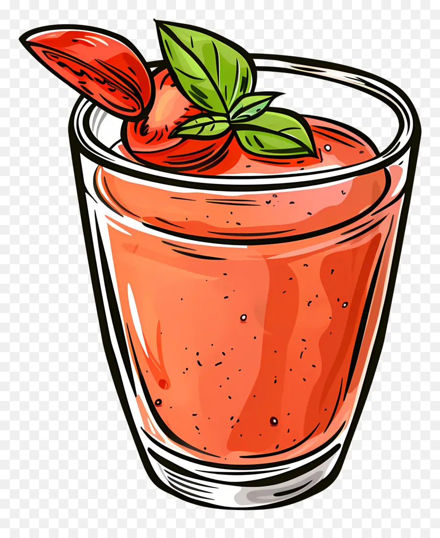 Gazpaço，Domatesli Smoothie PNG