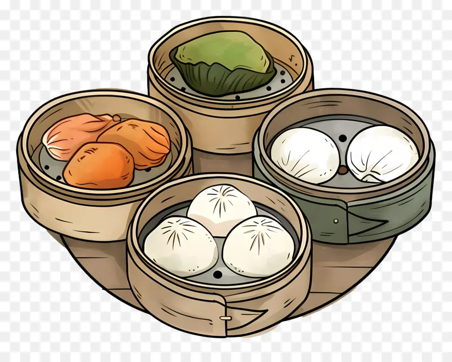 Dim Sum，Buğulanmış PNG