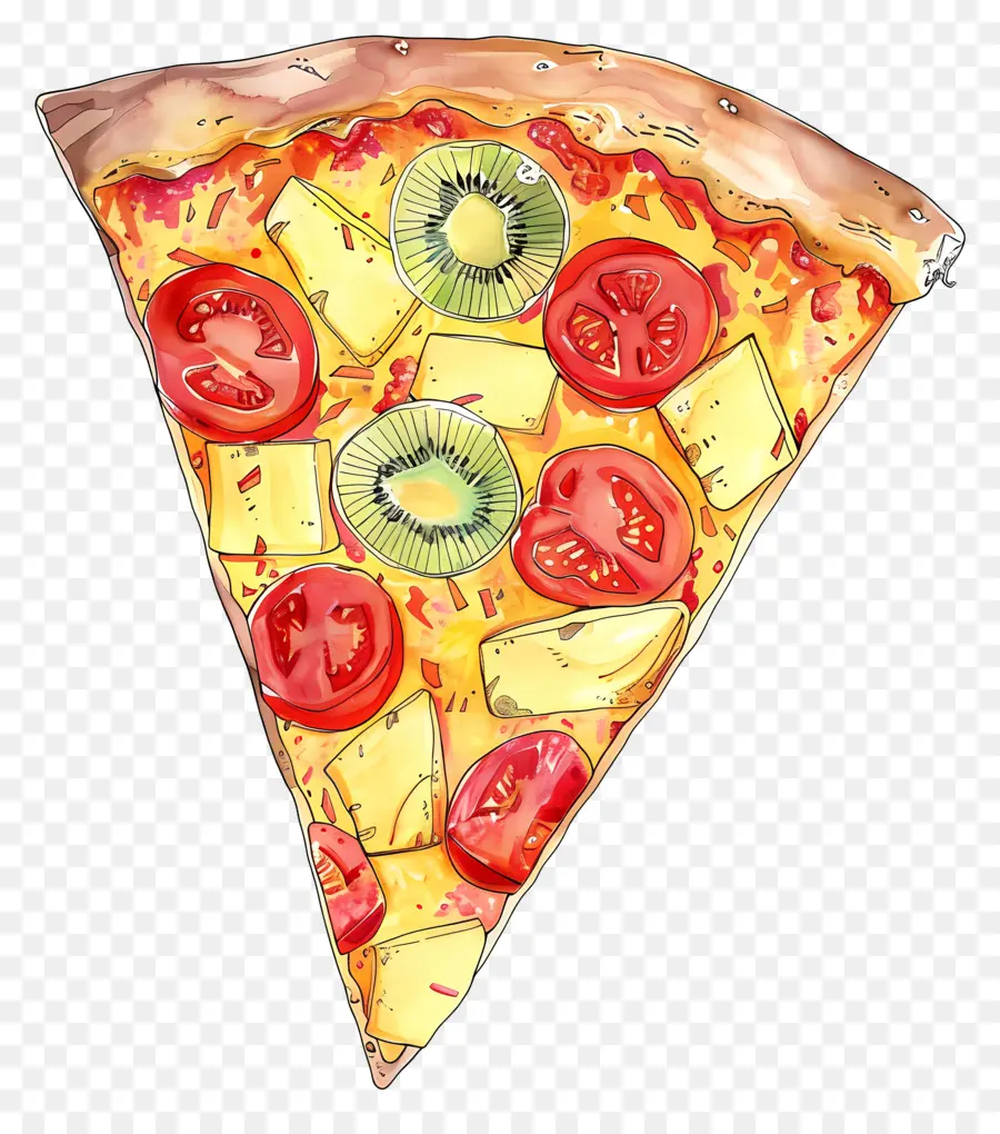 Hawaii Pizzası，Pizza Dilimi PNG