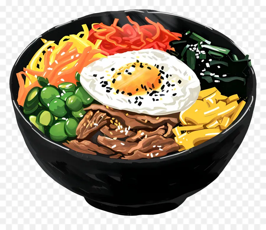 Bibimbap，Korece PNG