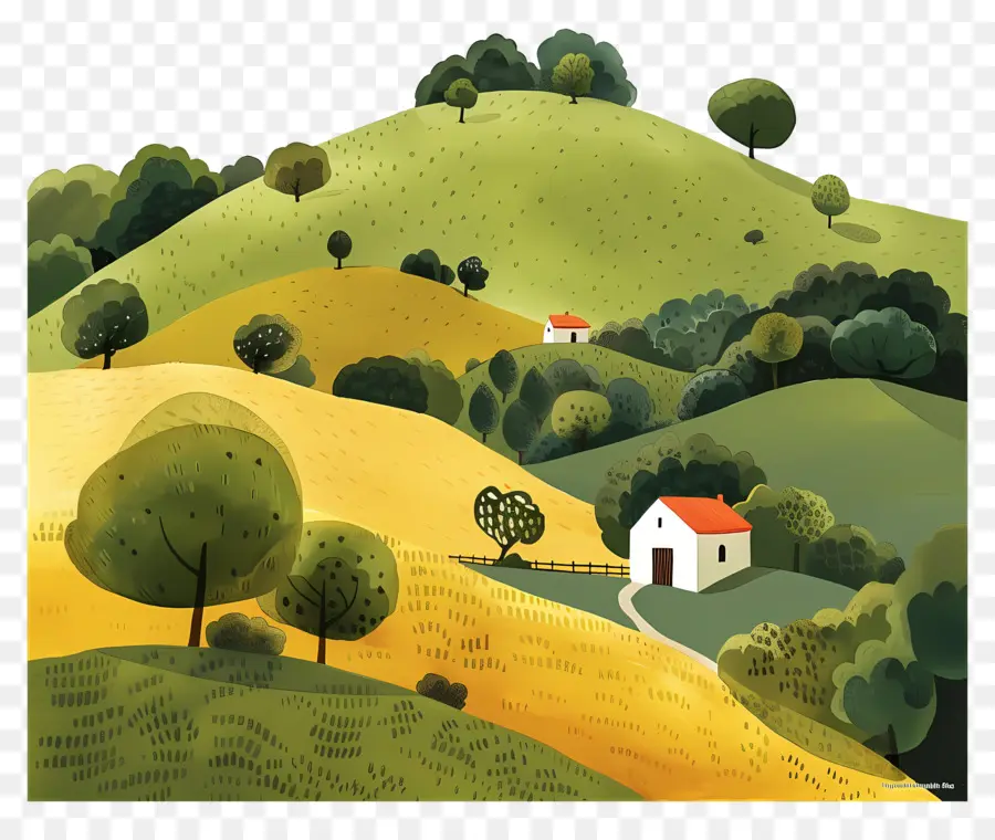 Rolling Hills，Peyzaj PNG