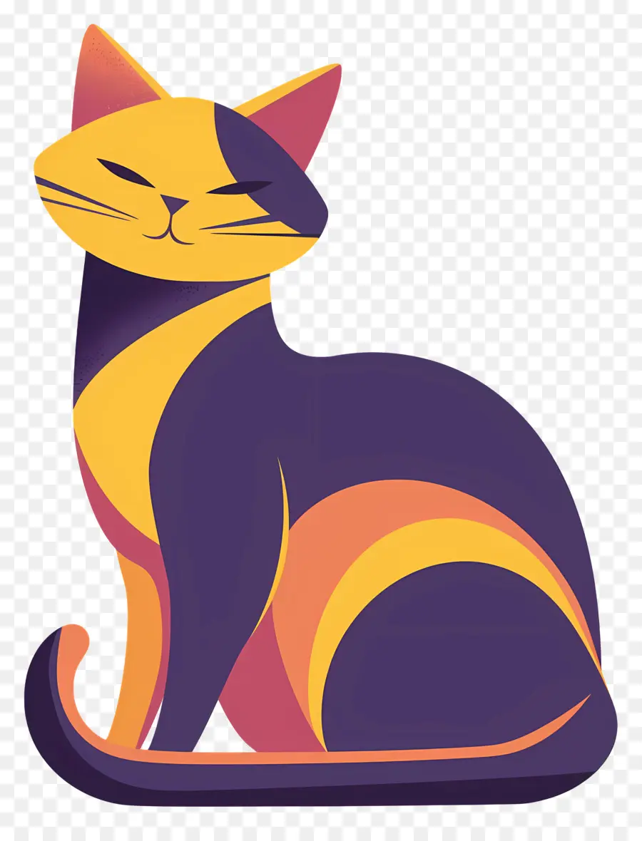 Karikatür Kedi，Kedi PNG