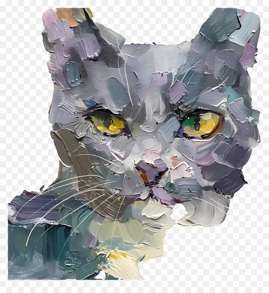 Yağlı Boya，Kedi PNG