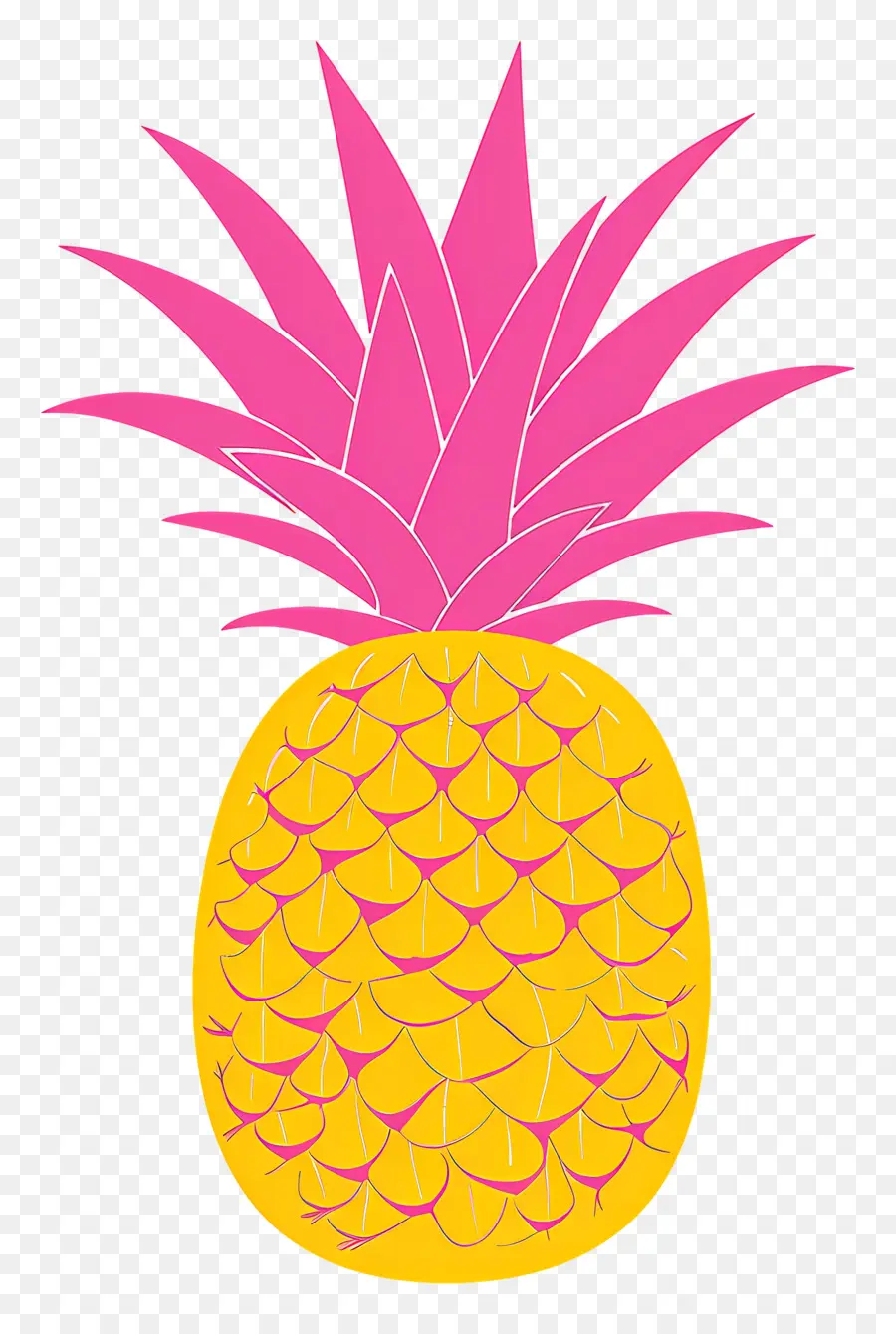 Ananas，Renkli Ananas PNG