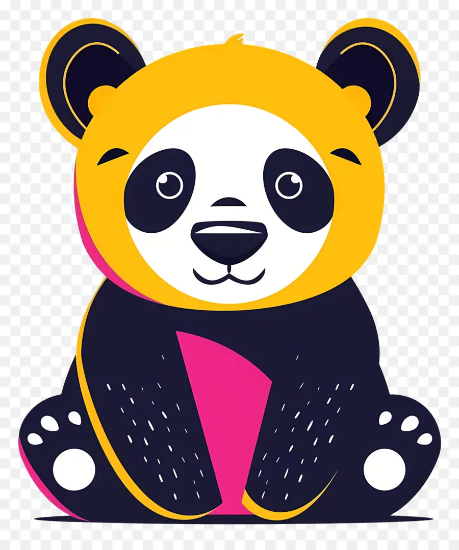 Panda，Renkli Panda PNG