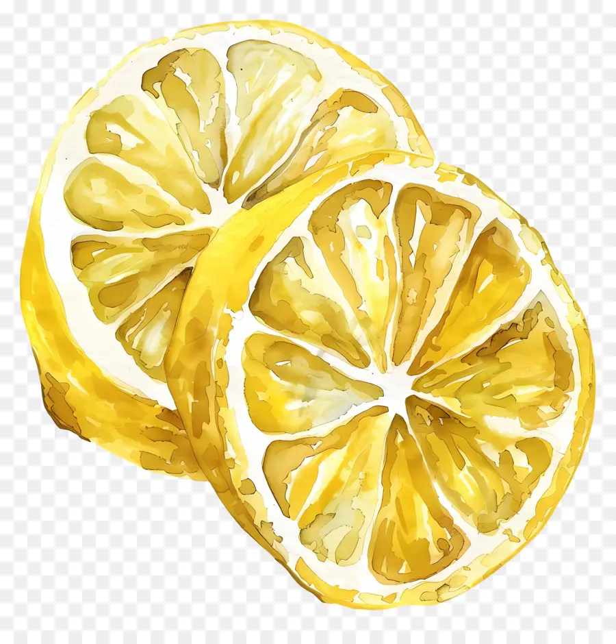 Dilimlenmiş Limon，Limon Dilimi PNG