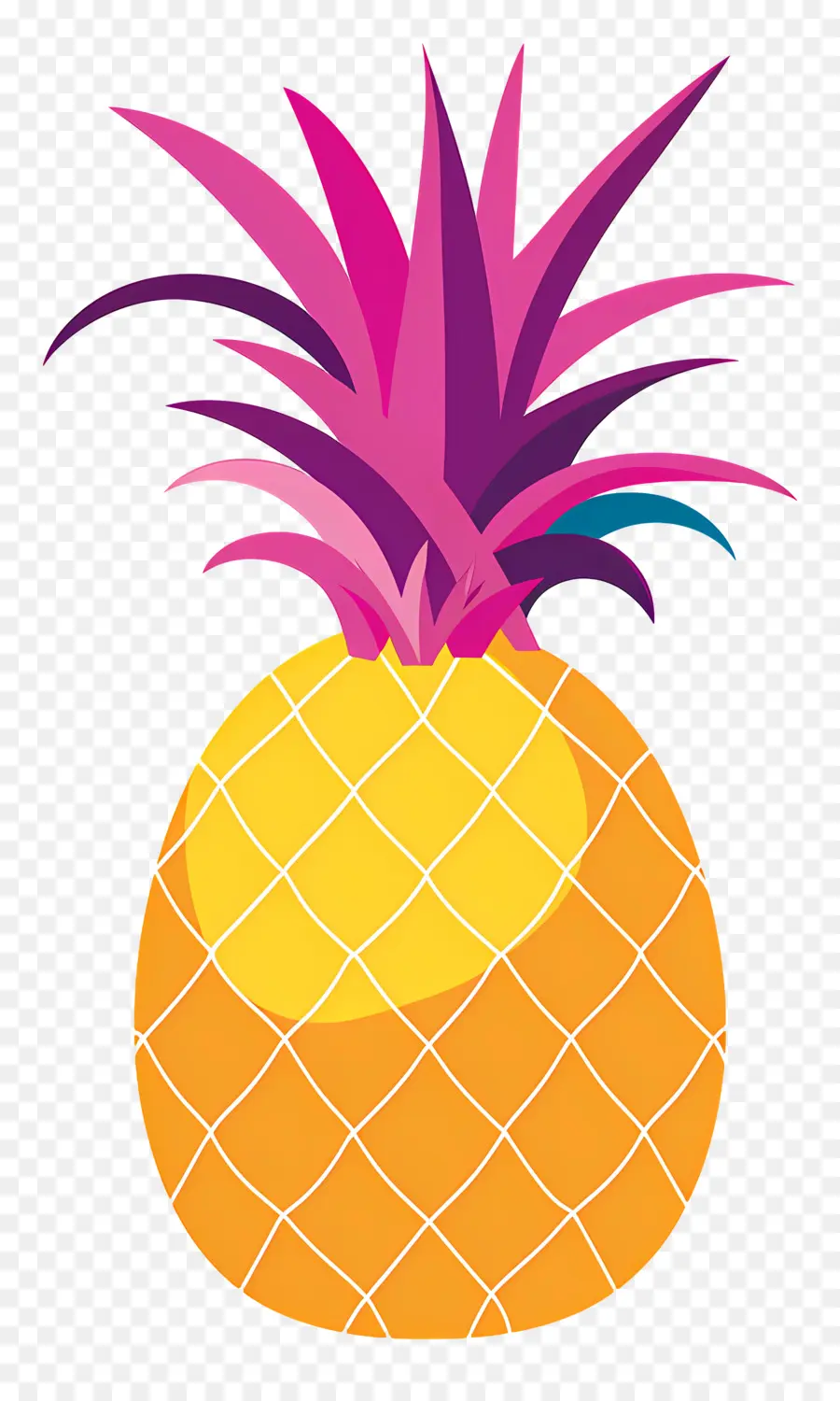 Ananas，Renkli Ananas PNG