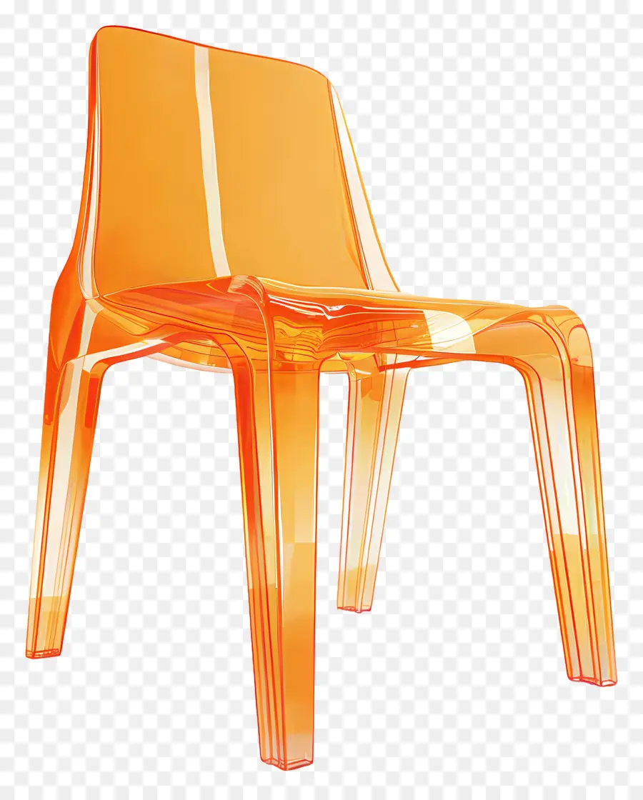 Plastik Sandalye，Turuncu Plastik Sandalye PNG
