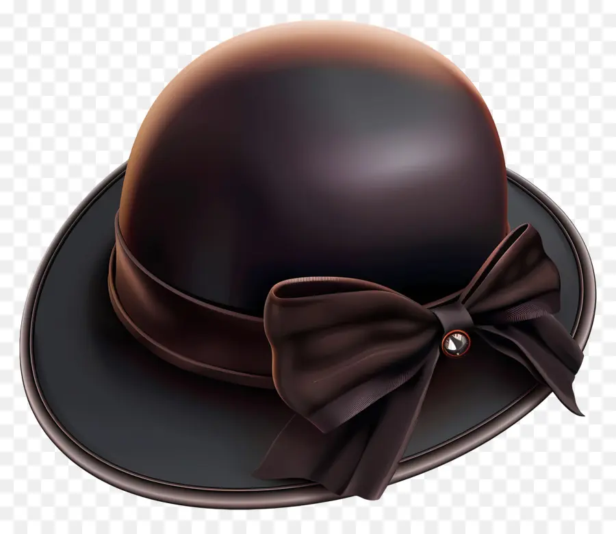 Cloche Şapka，Siyah Melon Şapka PNG