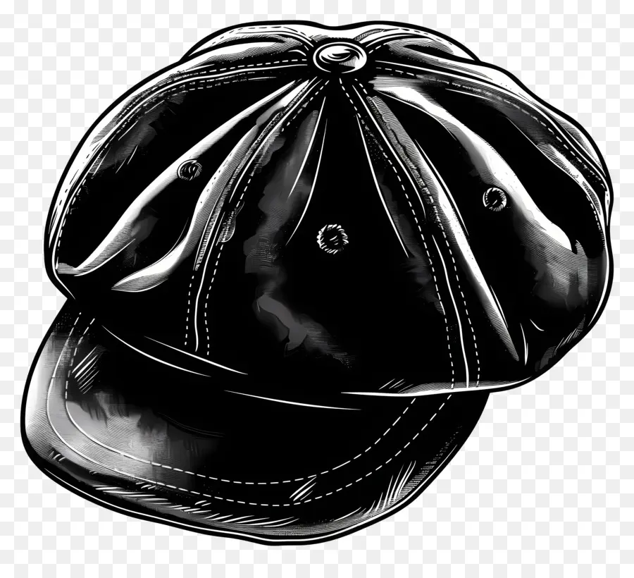 Gazete Satıcısı şapkası，Siyah Beyzbol şapkası PNG