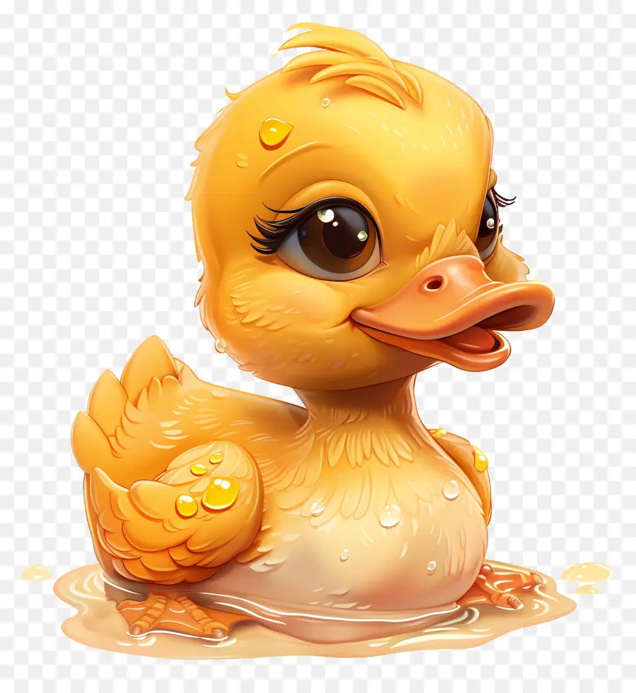 Bebek ördek，Sarı ördek PNG