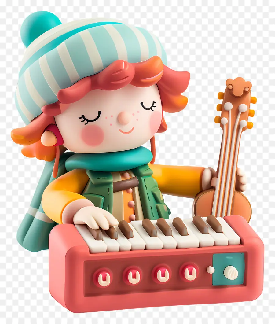 Dünya Müzik Günü，Oyuncak Piyano PNG