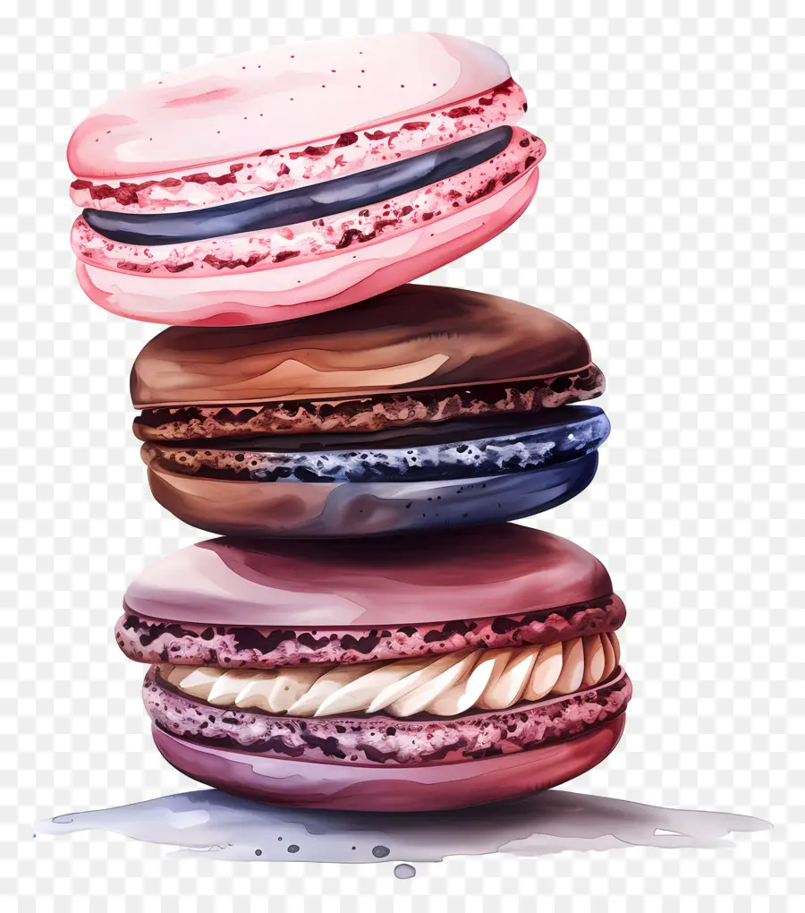 Acıbadem Kurabiyesi，Macarons PNG