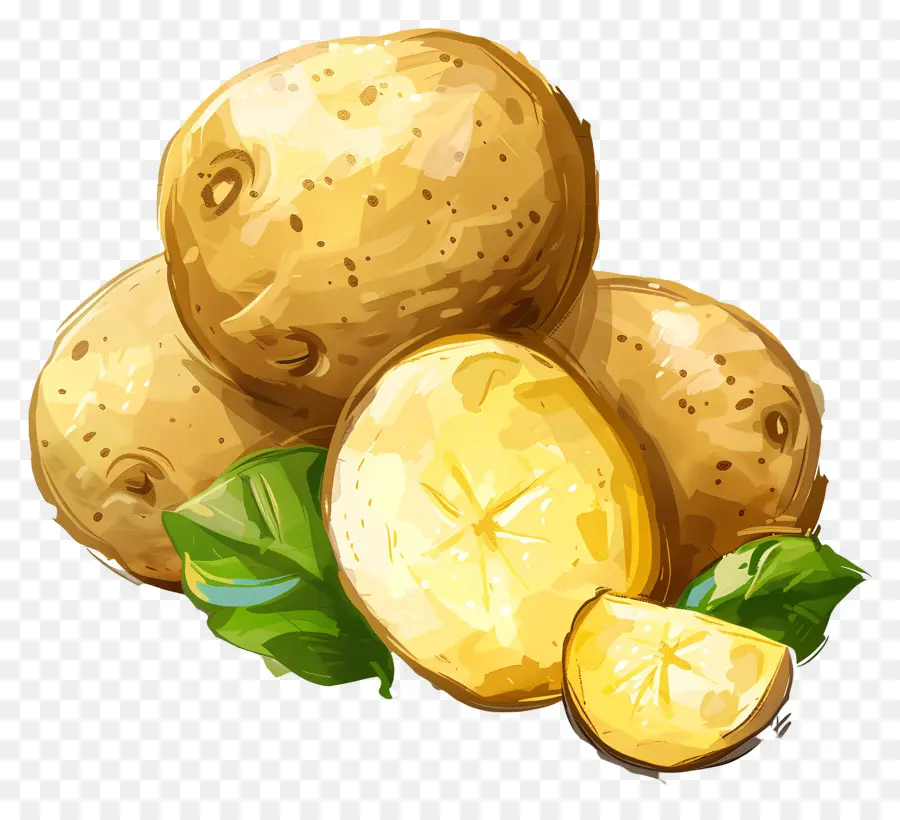 Patates，Dilimlenmiş PNG