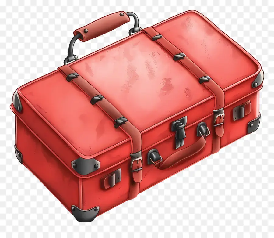 Bavul，Kırmızı çanta PNG