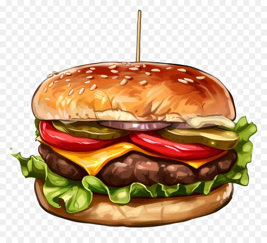 Hamburger，Cheeseburger PNG