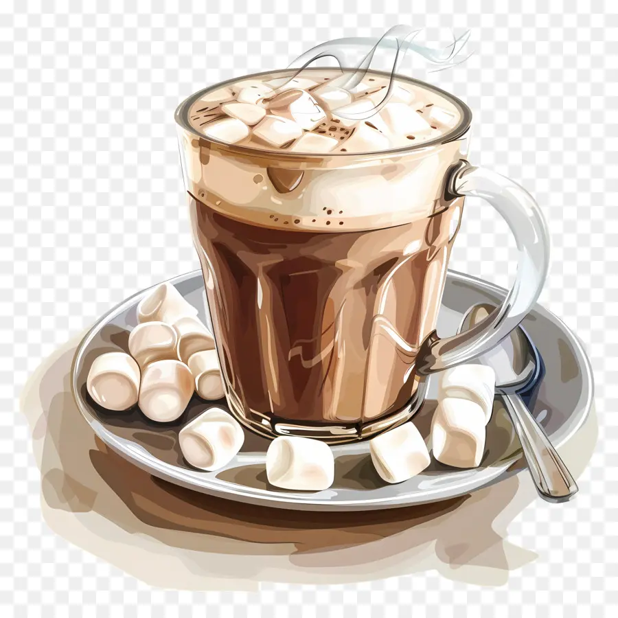 Kahve，Marshmallow PNG