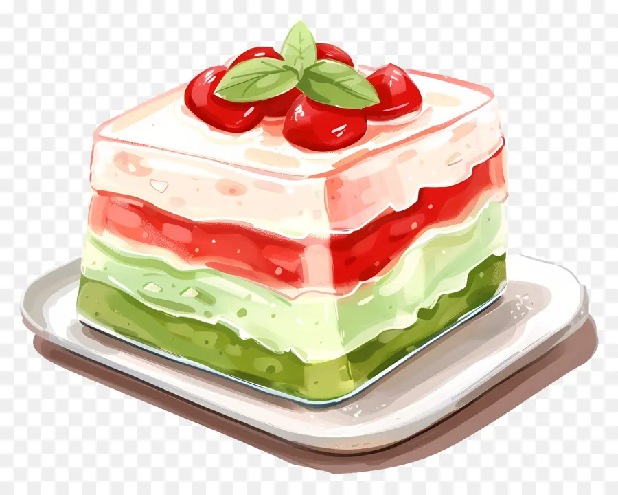 Spumoni，Katmanlı Kek PNG