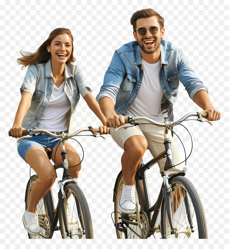 çift ​​binme，Bisiklete Binmek PNG