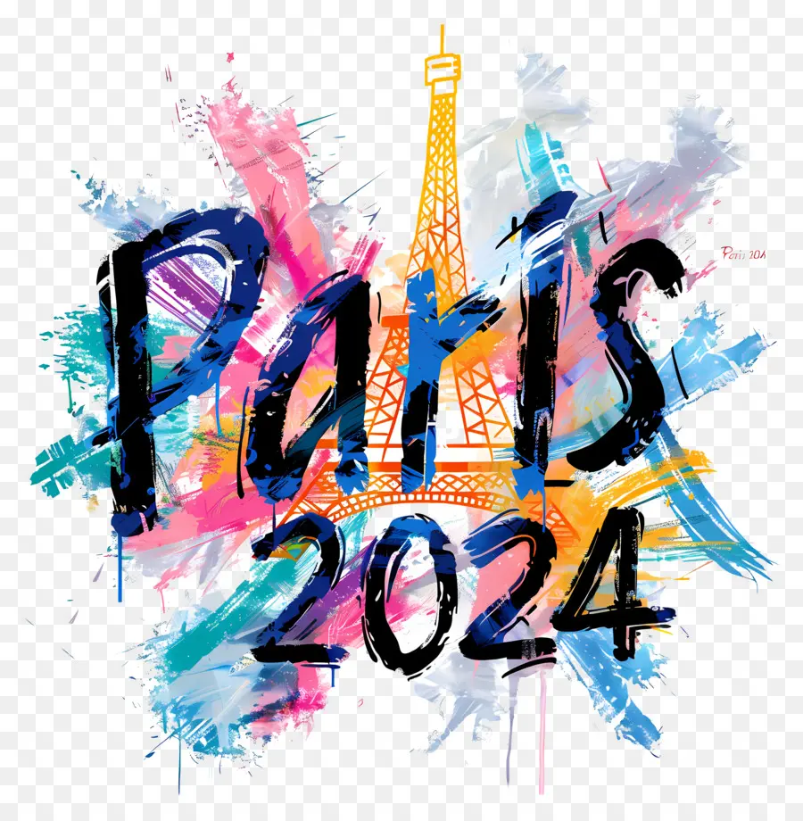 Paris 2024，Eyfel Kulesi PNG