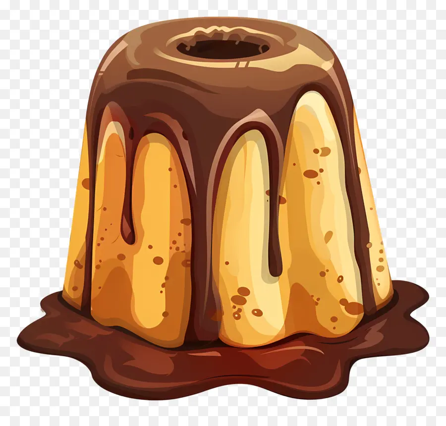 Vanilyalı Lav Kek，Bundt Kek PNG