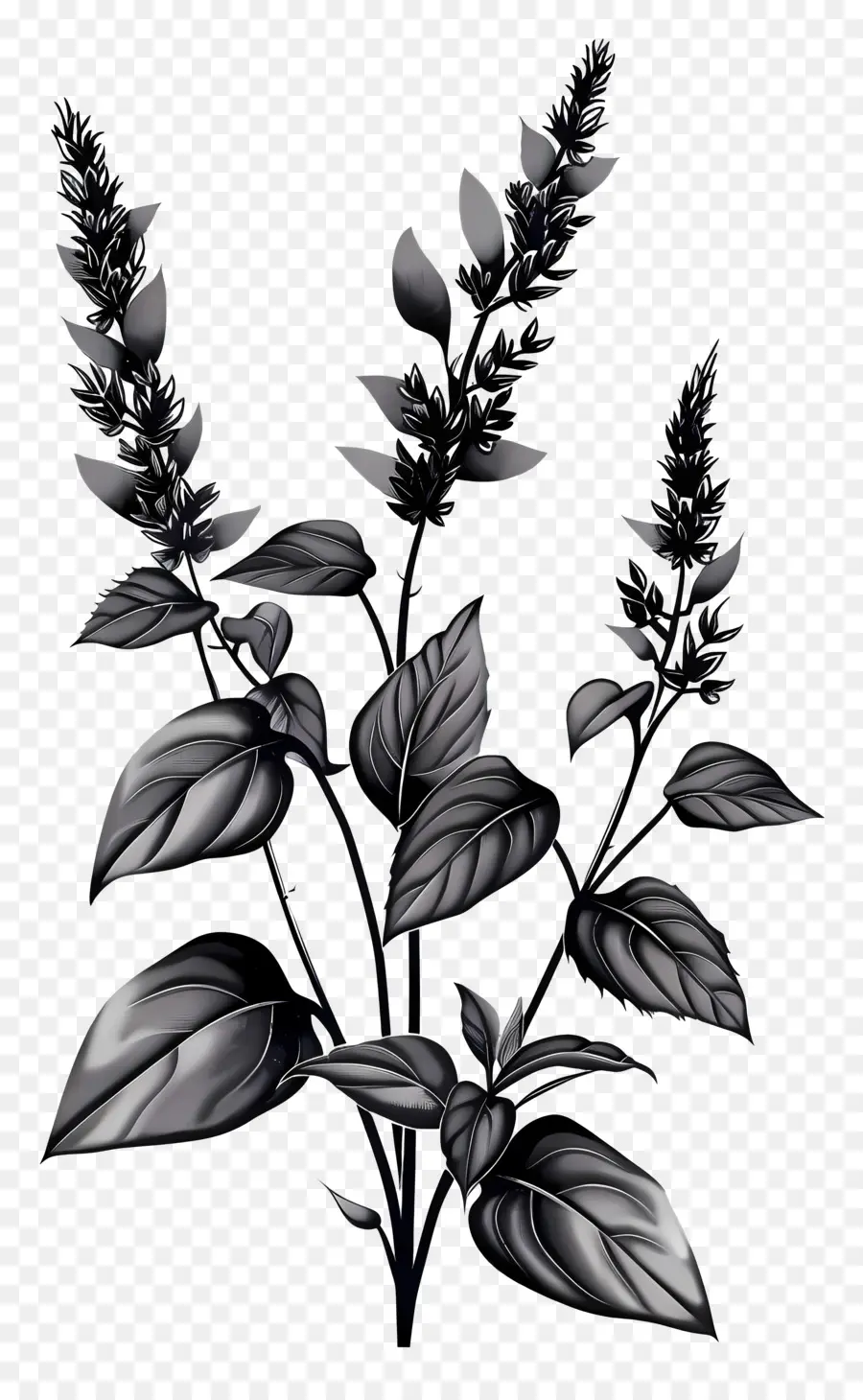 Amaranth，Siyah Bitki PNG