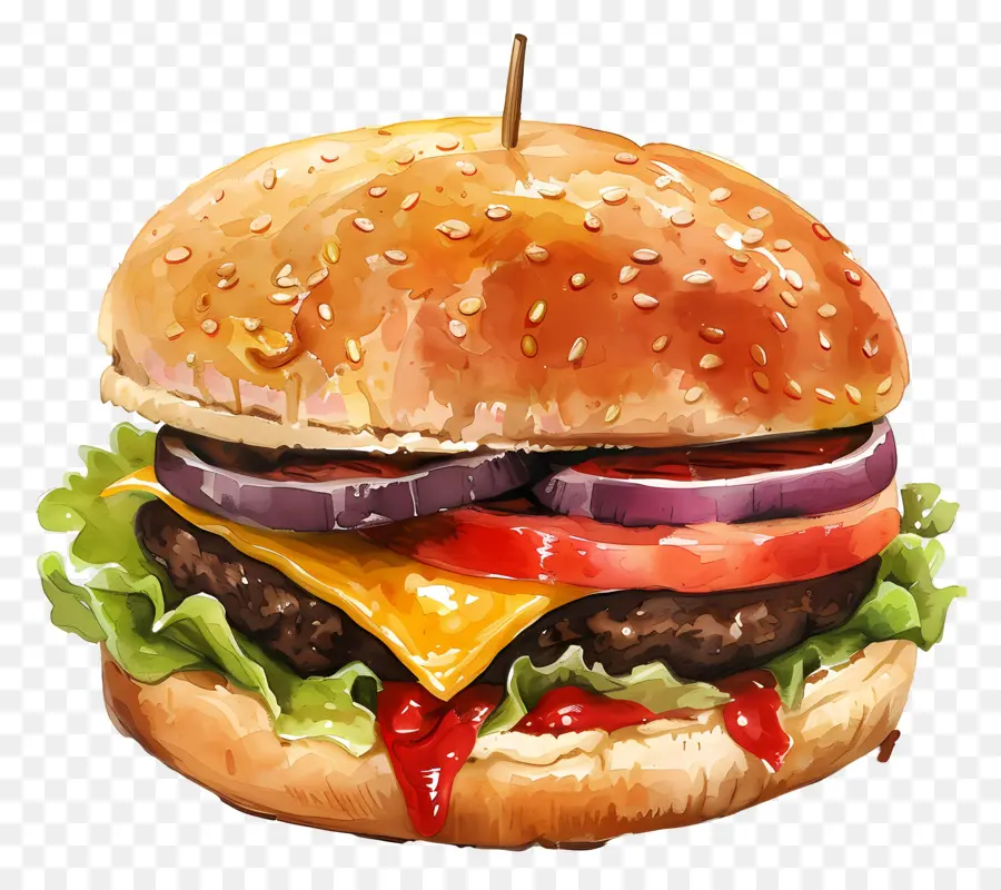 Hamburger，Cheeseburger PNG