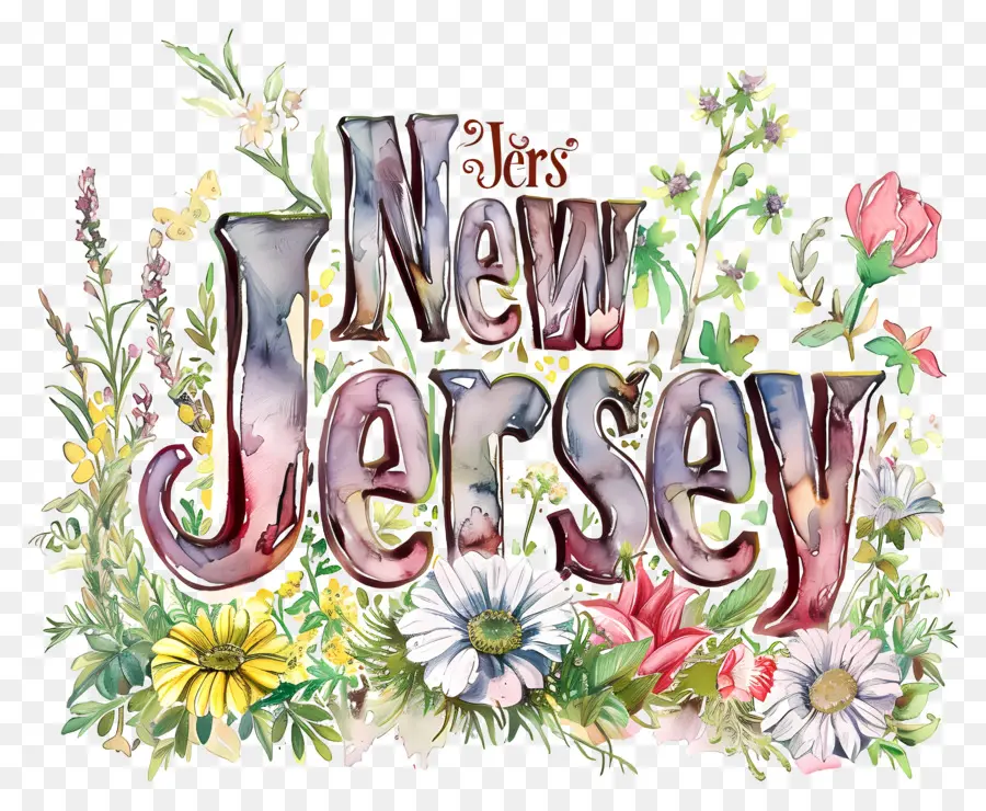 New Jersey，çiçekler PNG