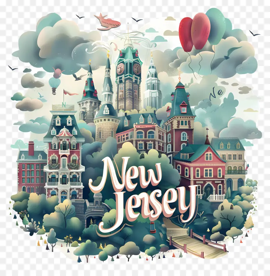 Yeni Jersey，Yeni Jersey Manzarası PNG
