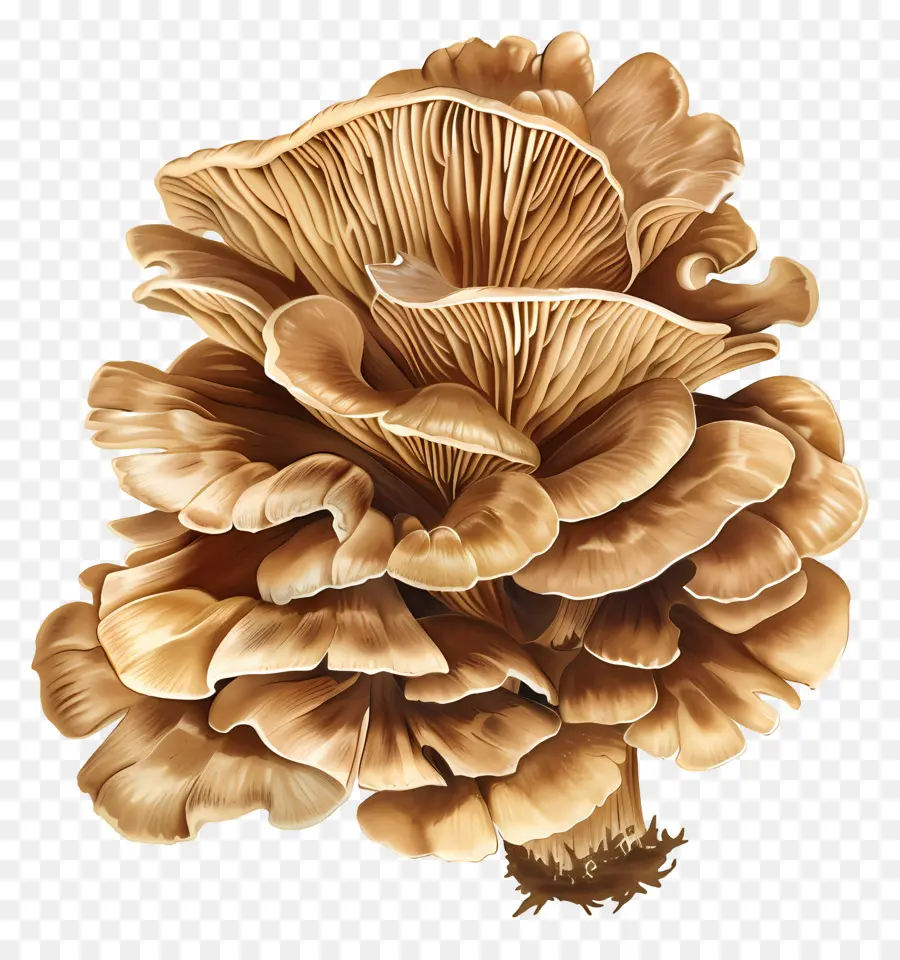 Maitake Mantarı，Sarı Mantarlar PNG