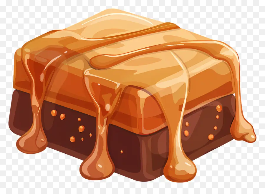 Tuzlu Karamel，çikolatalı Kek PNG